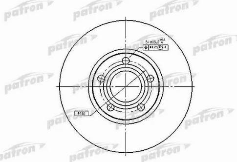 Patron PBD2651 - Bremžu diski www.autospares.lv