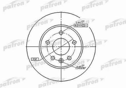 Patron PBD2797 - Bremžu diski autospares.lv