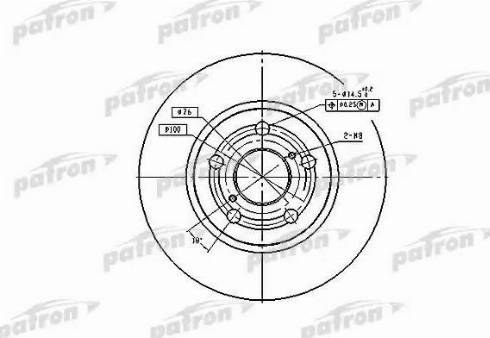 Patron PBD2742 - Bremžu diski autospares.lv