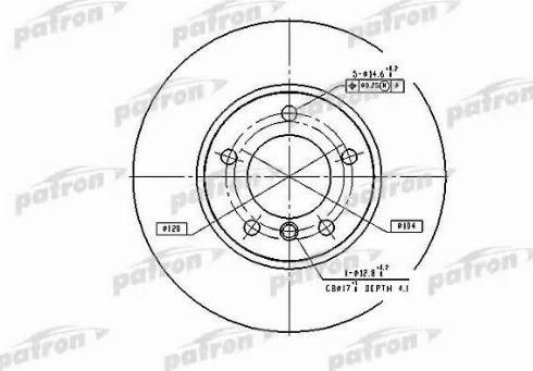 Patron PBD2769 - Brake Disc www.autospares.lv