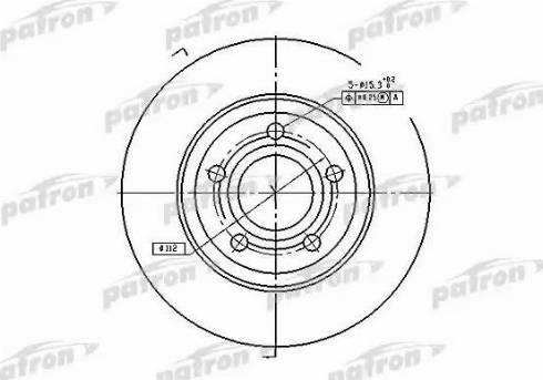 Patron PBD2730 - Bremžu diski www.autospares.lv