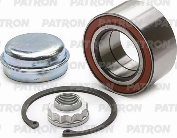 Patron PBK3520 - Wheel hub, bearing Kit www.autospares.lv