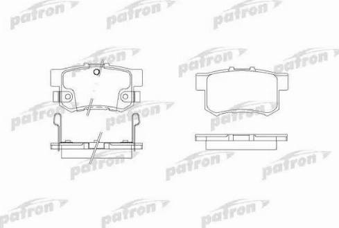 Patron PBP956 - Bremžu uzliku kompl., Disku bremzes www.autospares.lv