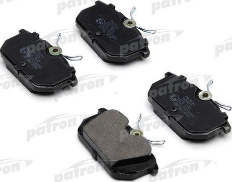 Patron PBP409 - Тормозные колодки, дисковые, комплект www.autospares.lv