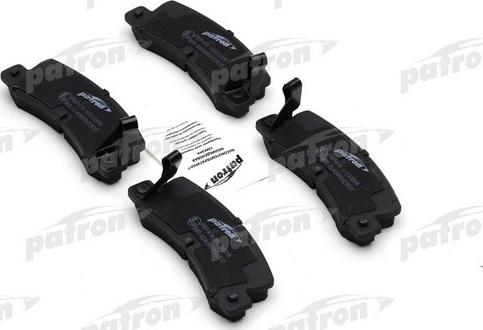 Patron PBP478 - Brake Pad Set, disc brake www.autospares.lv