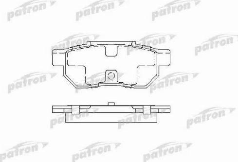 Patron PBP472 - Bremžu uzliku kompl., Disku bremzes www.autospares.lv