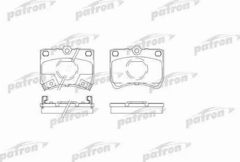 Patron PBP597 - Bremžu uzliku kompl., Disku bremzes autospares.lv