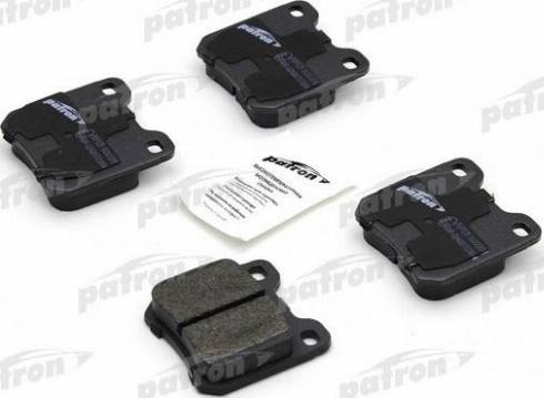 Patron PBP525 - Brake Pad Set, disc brake www.autospares.lv