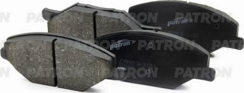 Patron PBP055 - Тормозные колодки, дисковые, комплект www.autospares.lv