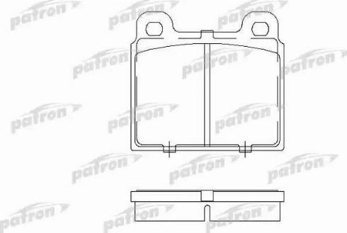 Patron PBP084 - Bremžu uzliku kompl., Disku bremzes autospares.lv