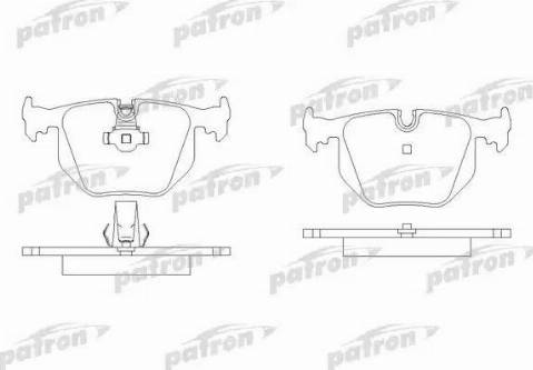 Patron PBP1483 - Brake Pad Set, disc brake www.autospares.lv