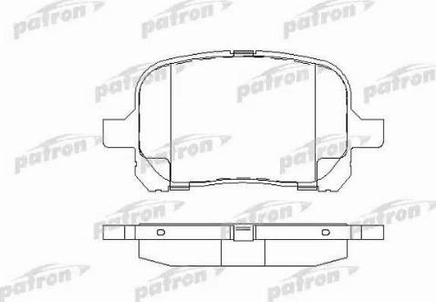 Patron PBP1437 - Bremžu uzliku kompl., Disku bremzes autospares.lv