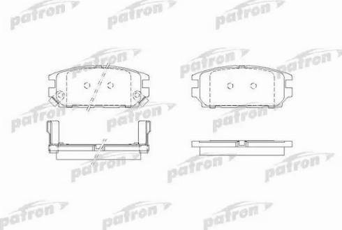 Patron PBP1507 - Bremžu uzliku kompl., Disku bremzes www.autospares.lv