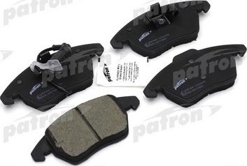 Patron PBP1641 - Тормозные колодки, дисковые, комплект www.autospares.lv