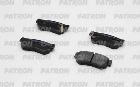 Patron PBP1606KOR - Тормозные колодки, дисковые, комплект www.autospares.lv