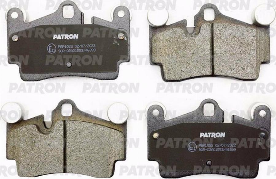 Patron PBP1053 - Bremžu uzliku kompl., Disku bremzes www.autospares.lv