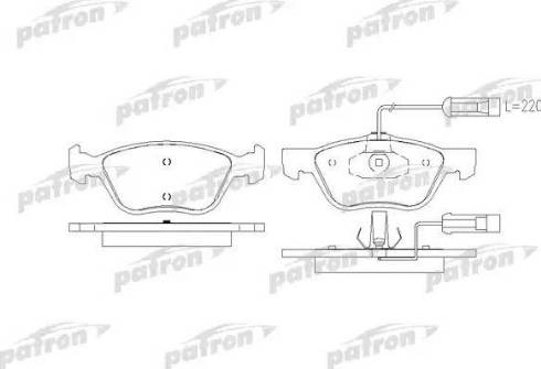 Patron PBP1299 - Bremžu uzliku kompl., Disku bremzes autospares.lv