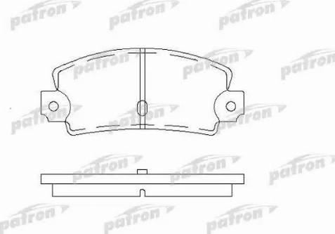 Patron PBP456 - Bremžu uzliku kompl., Disku bremzes autospares.lv