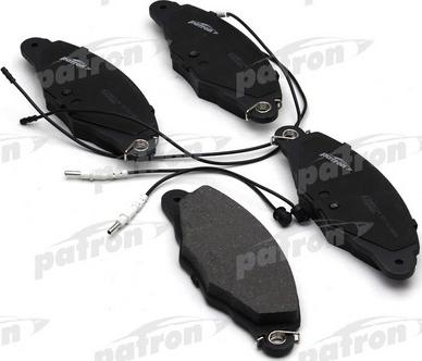 Patron PBP1114 - Тормозные колодки, дисковые, комплект www.autospares.lv