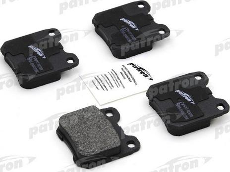 Patron PBP1117 - Тормозные колодки, дисковые, комплект www.autospares.lv