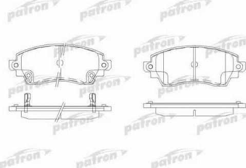 Patron PBP1391 - Bremžu uzliku kompl., Disku bremzes autospares.lv