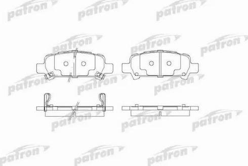 Patron PBP1333 - Bremžu uzliku kompl., Disku bremzes autospares.lv