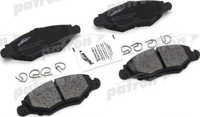 Patron PBP1378 - Тормозные колодки, дисковые, комплект www.autospares.lv