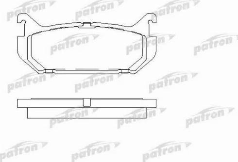 Patron PBP869 - Bremžu uzliku kompl., Disku bremzes www.autospares.lv