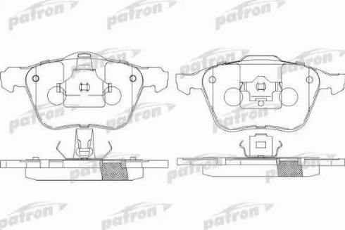 Patron PBP7008 - Bremžu uzliku kompl., Disku bremzes autospares.lv