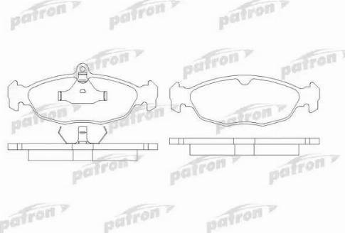 Patron PBP732 - Bremžu uzliku kompl., Disku bremzes autospares.lv