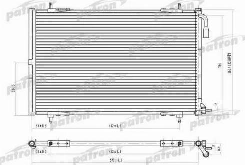 Patron PRS1089 - Kondensators, Gaisa kond. sistēma www.autospares.lv