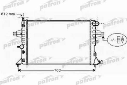 Patron PRS3573 - Radiators, Motora dzesēšanas sistēma www.autospares.lv