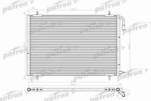 Patron PRS3634 - Kondensators, Gaisa kond. sistēma www.autospares.lv