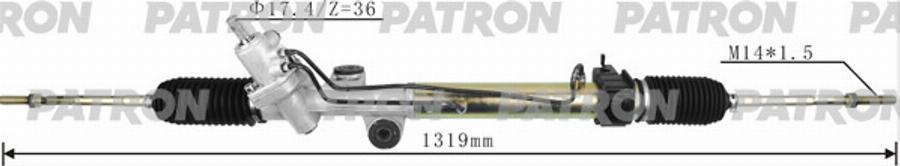 Patron PSG3164 - Zobstienis, Stūres mehānisms autospares.lv