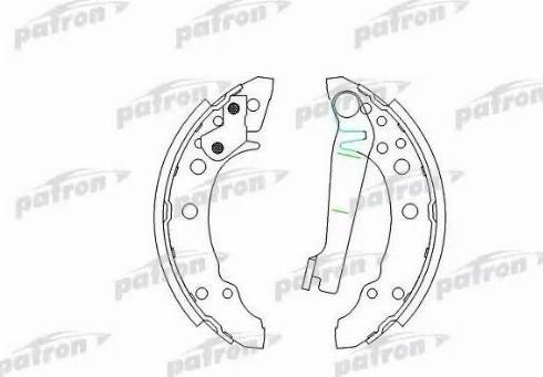 Patron PSP191 - Brake Shoe Set www.autospares.lv