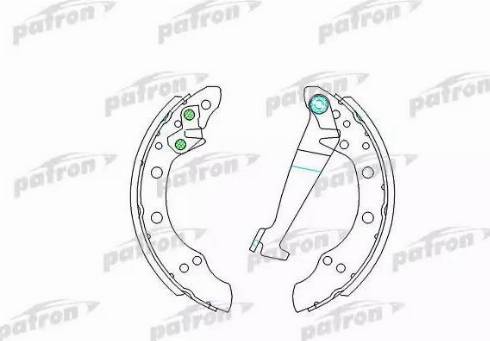 Patron PSP150 - Brake Shoe Set www.autospares.lv