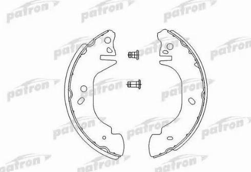 Patron PSP332 - Bremžu loku komplekts www.autospares.lv