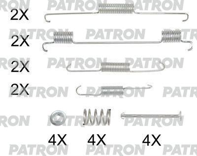 Patron PSRK0116 - Комплектующие, барабанный тормозной механизм www.autospares.lv