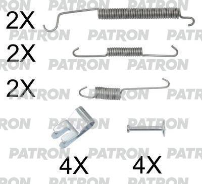 Patron PSRK0220 - Piederumu komplekts, Bremžu loki www.autospares.lv