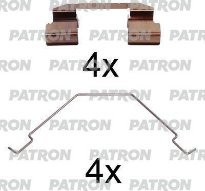 Patron PSRK1070 - Accessory Kit for disc brake Pads www.autospares.lv