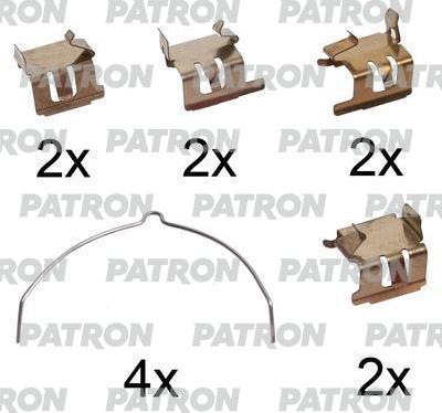 Patron PSRK1100 - Accessory Kit for disc brake Pads www.autospares.lv