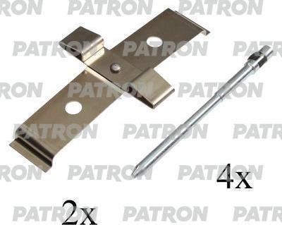 Patron PSRK1231 - Piederumu komplekts, Disku bremžu uzlikas www.autospares.lv