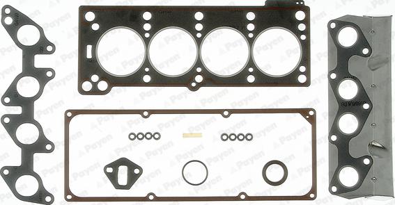 Payen DX720 - Комплект прокладок, головка цилиндра www.autospares.lv