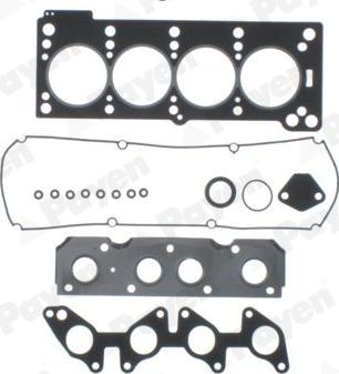 Payen DX722 - Комплект прокладок, головка цилиндра www.autospares.lv