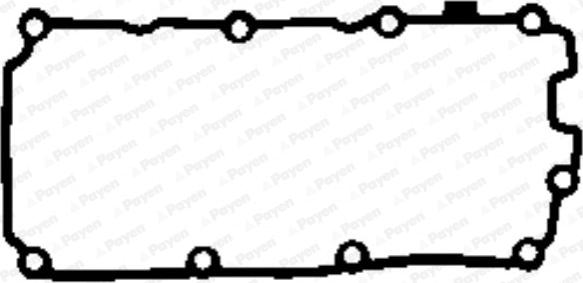 Payen JM7047 - Прокладка, крышка головки цилиндра www.autospares.lv