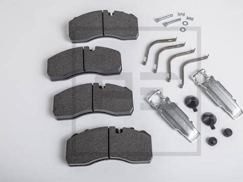 PE Automotive 066.258-00A - Brake Pad Set, disc brake www.autospares.lv