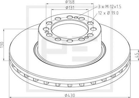 Remsa 55162 - Bremžu diski www.autospares.lv