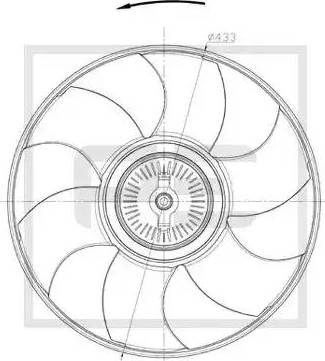 PE Automotive 010.339-00A - Ventilatora darba rats, Motora dzesēšanas sistēma www.autospares.lv