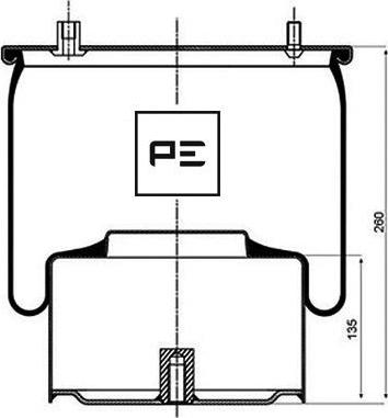 PE Automotive 084.064-72A - Pneimoatsperes spilvens, Pneimopiekare www.autospares.lv