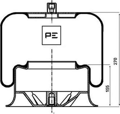 PE Automotive 084.111-71A - Bellow, air suspension www.autospares.lv